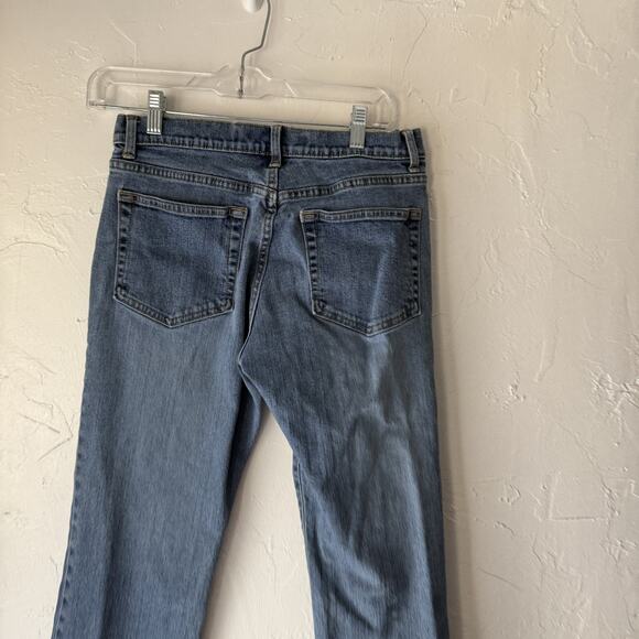 GAP Jeans Womens 6 Blue Low Rise Flare Stretch Denim Classic Y2K 2000s Pants - Picture 9 of 10